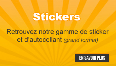 Sticker et Autocollant granf format